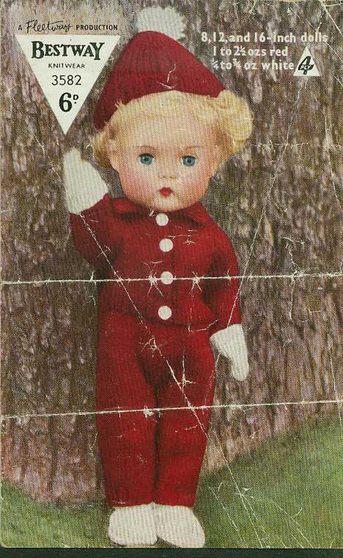 Bestway 3582 Vintage Doll Clothes to Fit 8 12 and 16 Inch Etsy