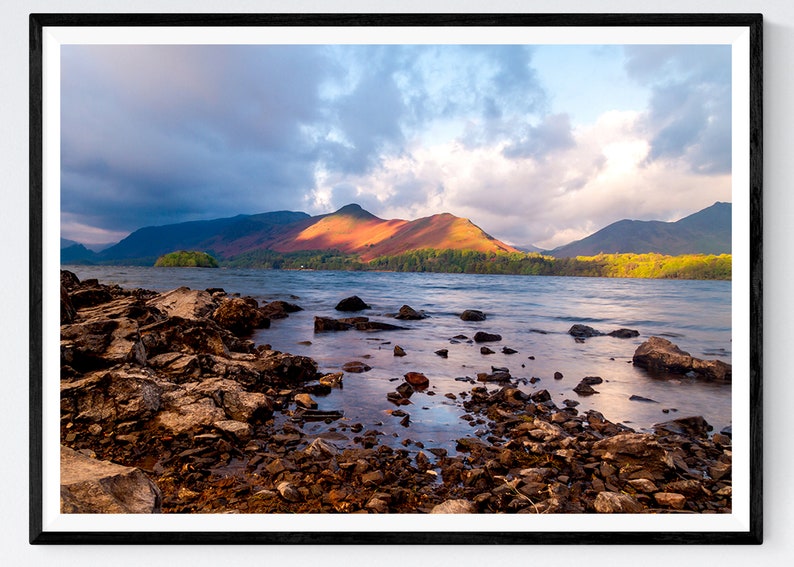 Derwentwater and Catbells, UK Lake District Photographic Print image 1