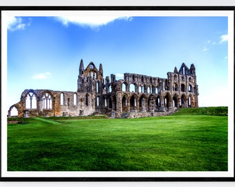 Whitby Abbey - North Yorkshire. Colour Photographic Print