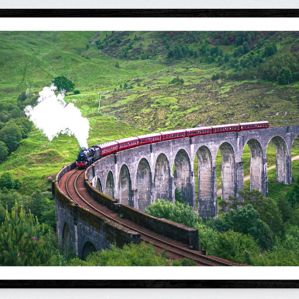 Glenfinnan Viaduct | Jacobite Steam Train | Film Location | Colour Print | Original Photograph