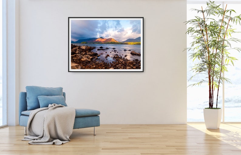 Derwentwater and Catbells, UK Lake District Photographic Print image 3