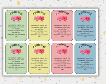 Poema imprimible "Un pequeño abrazo"