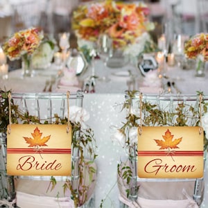 Fall Leaf Chair Signs FALL-01-CS-Digital Download