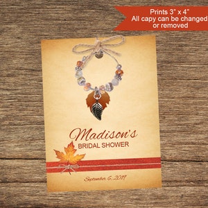 Fall Wine Glass Cards FALL-01-WGRC-Digital Download