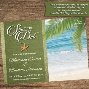 BCH-29-STD-Digital Download Save The Date Beach