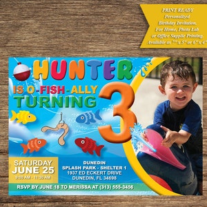 KB-08-INV-Kids Birthday Invitation Fishing Any Age Digital File