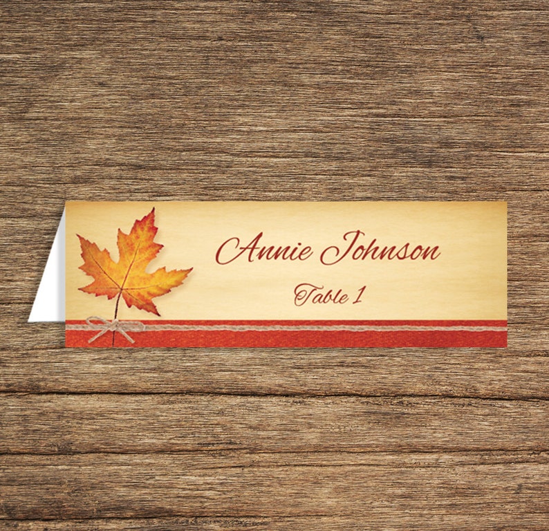 Fall Table Numbers and Place Cards Fall-01-digital Download - Etsy