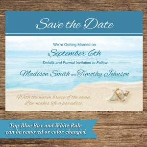BCH-03-STD-Beach Save The Date Digital Download