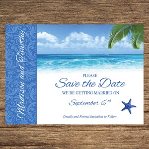 Beach Save The Date BCH-09-STD-Digital Download