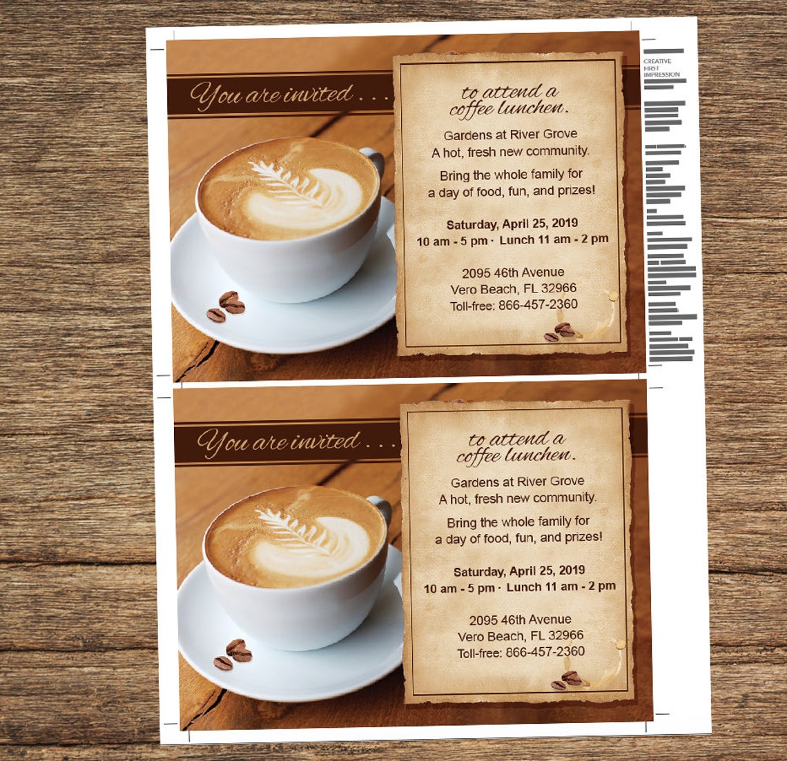 Event Coffee Invitation and Respond Card Coff01invrcdigital