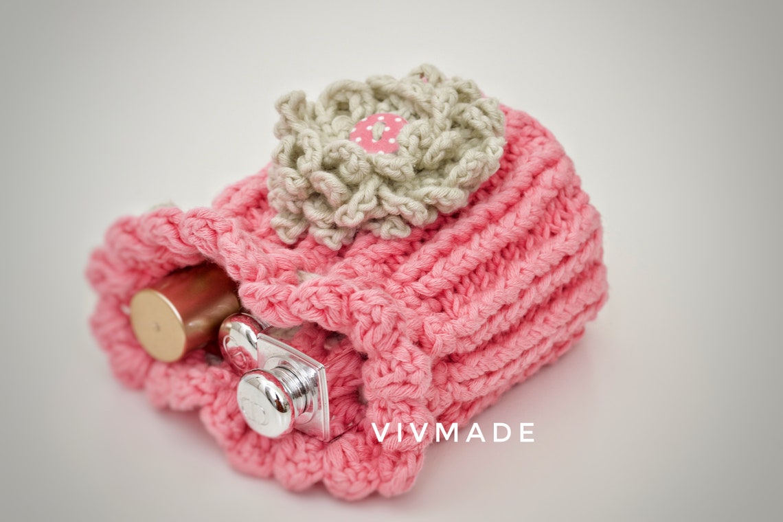 Crochet Drawstring Mini Pouch Pattern PDF Crochet Pouch Etsy