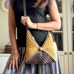 Crochet bag pattern crochet crossbody pattern crochet sling bag pattern image 6