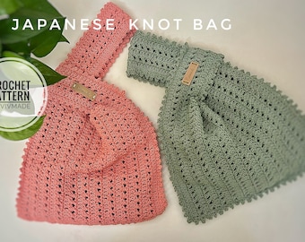 Crochet  bag Pattern PDF | Crochet Japanese Knot Bag  | handmade  pouch | Knot Bag I Crochet bag | Mother day