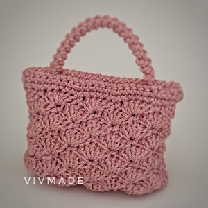 Crochet mini flap Pattern PDF, Crochet pouch Pattern, handmade bag, mini flap image 8