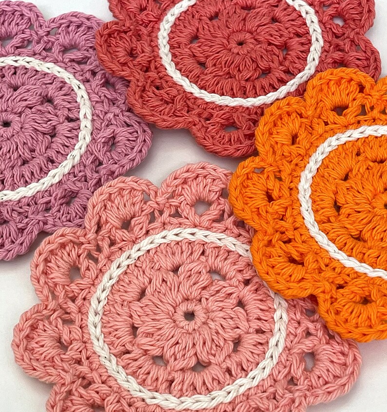 Crochet Coaster Pattern PDF Crochet Home Decor Pattern DIY Etsy