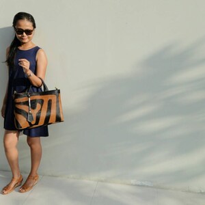ZEBRA - Calf Hair Handbag, Zebra Handbag, Zebra Tote Bag, Animal Print ...