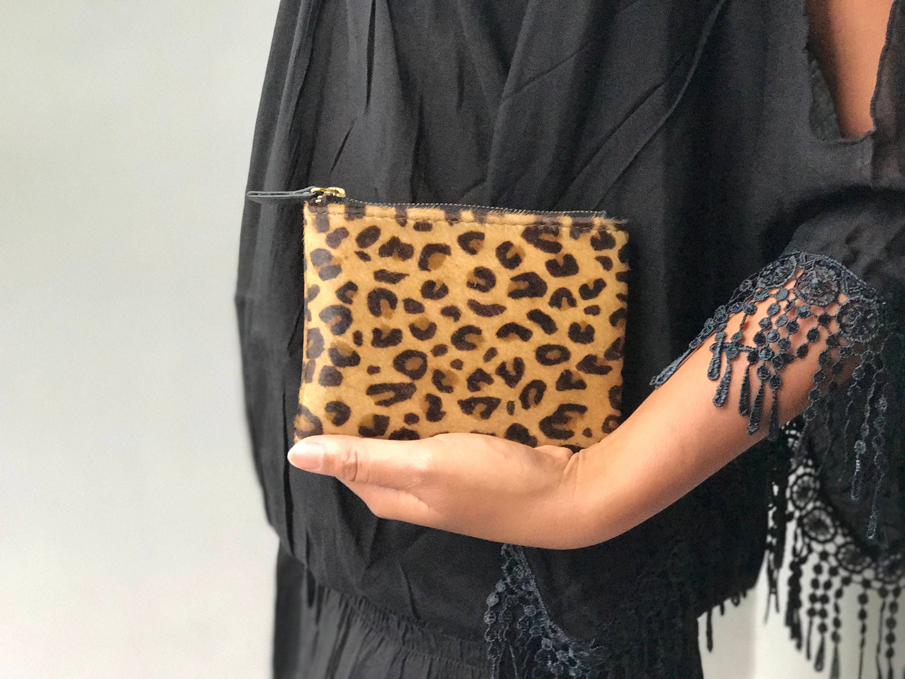 Leopard Coin Purse Etsy UK