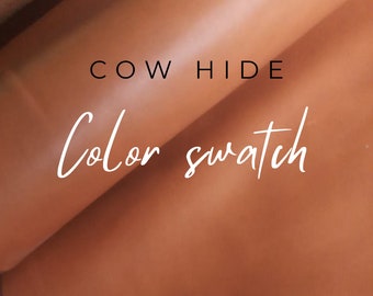 Soft cowhide color swatch