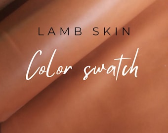 Lamb skin color swatch April 2021