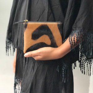 Zebra coin purse, small purse, leather accessories, coin wallet, coin pouch, card holder, animal print coin purse, genuine leather