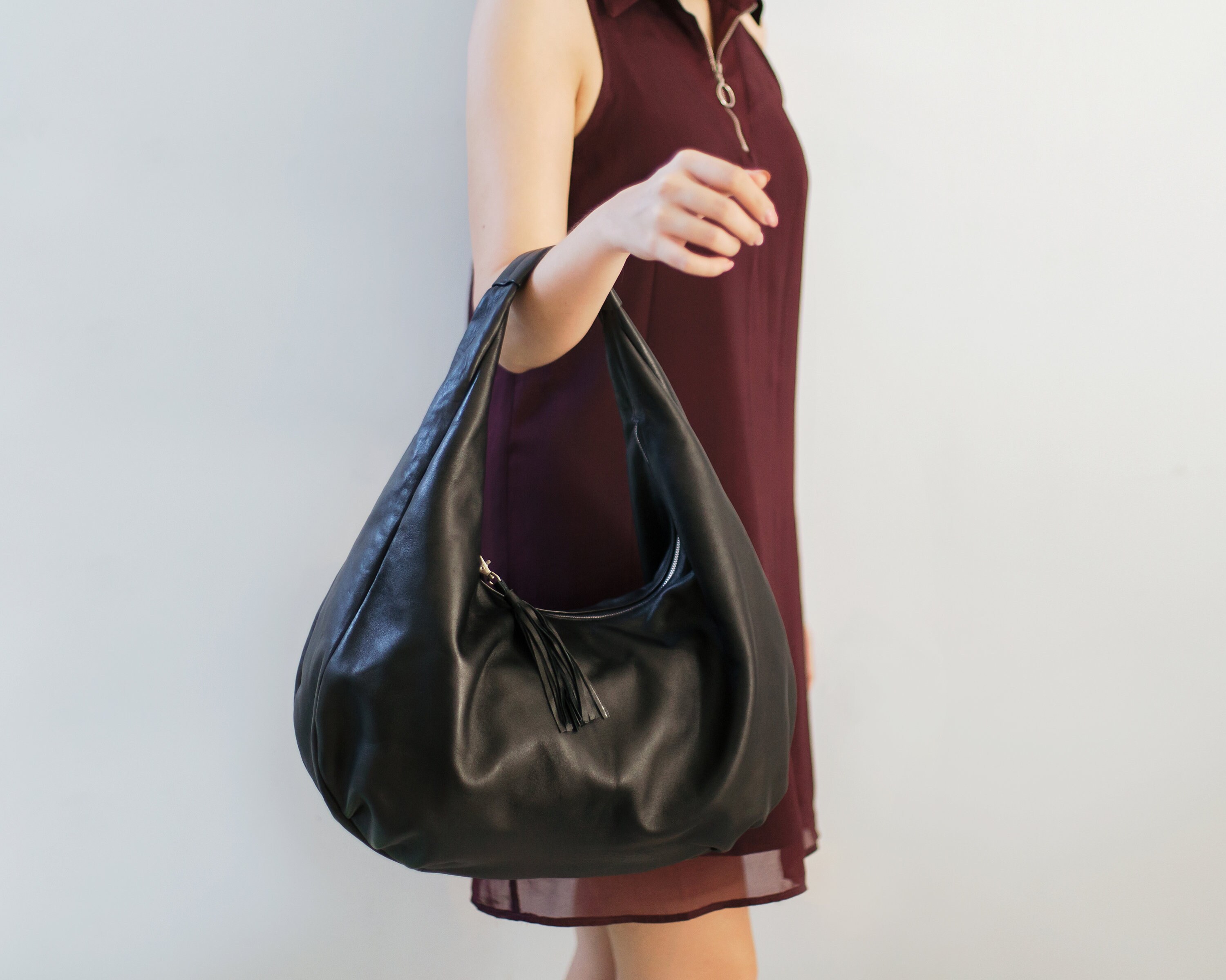 BLACK Medium Hobo Bag, Black Soft Leather Hobo Bag, Leather Hobo Bag, Boho Bag, Black Shoulder Bag, Leather Shoulder Bag, Black Hobo Bag - Etsy BLACK Medium Hobo Bag, Black Soft Leather Hobo Bag, Leather Hobo Bag, Boho Bag, Black Shoulder Bag, Leather Shoulder Bag, Black Hobo Bag - Etsy