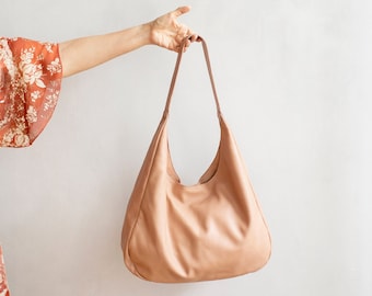 NORA - bolso de cuero para computadora portátil, bolso boho de cuero, cuero genuino, bolso de cuero mujer, regalo de mujer, bolso de idea de regalo, regalo de bolso de cuero