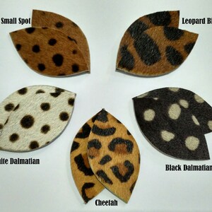 Leopard make up bag, leopard print leather make up case, leopard calf hair zipper pouch, leather toiletry bag, dopp kit, travel makeup case image 8