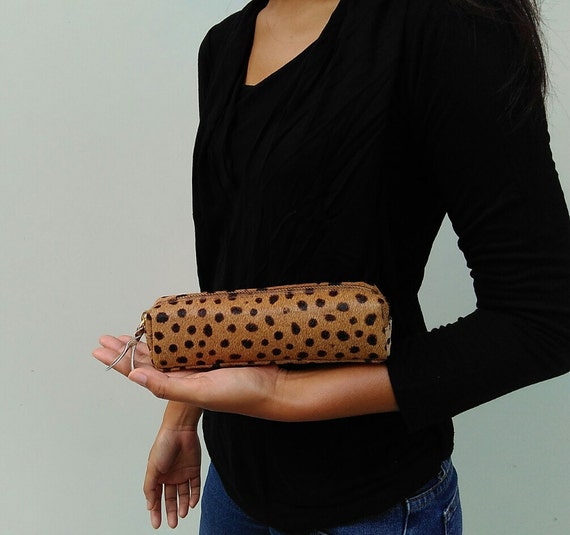 Leopard Pencil Case Leopard Print Leather Case Leather Pencil Case Handmade Pencil Case Cow Hide Leather Pencil Case Leather Case Etsy Ireland