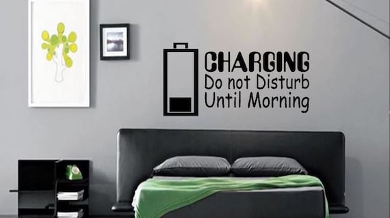 Charging Do Not Disturb Until Morning Battery Style Xbox1 PS4 | Etsy