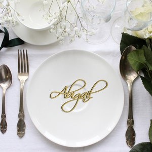 Holz Tischkarten Hochzeit Tischkarten benutzerdefinierte Laser geschnitten Namen Ort Einstellung Zeichen Dinner Party Tisch Karte Hochzeit Party Dekoration