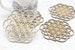 Flower of Life Foundations Sacred Geometry Laser Cut Coasters Set of 4 