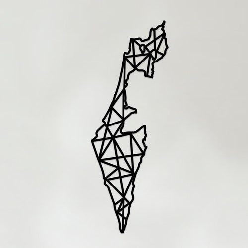 Geometric Ireland Art Wooden Country Wall Art Ireland Gift Etsy