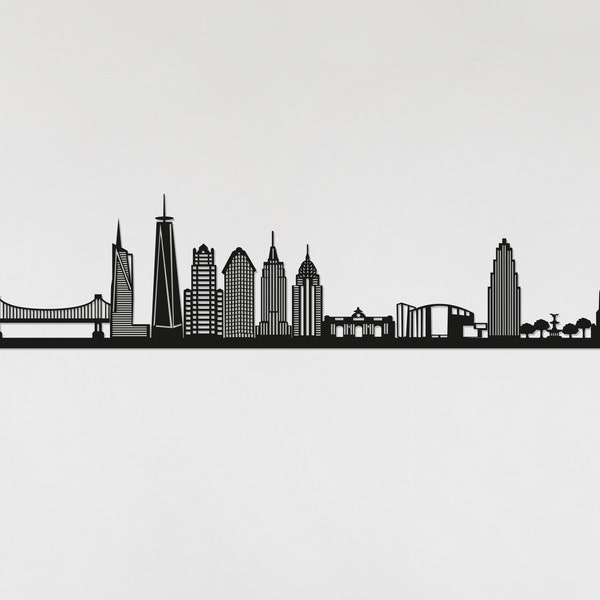 New York Skyline - New York Gift - Skyline Art - No City Name