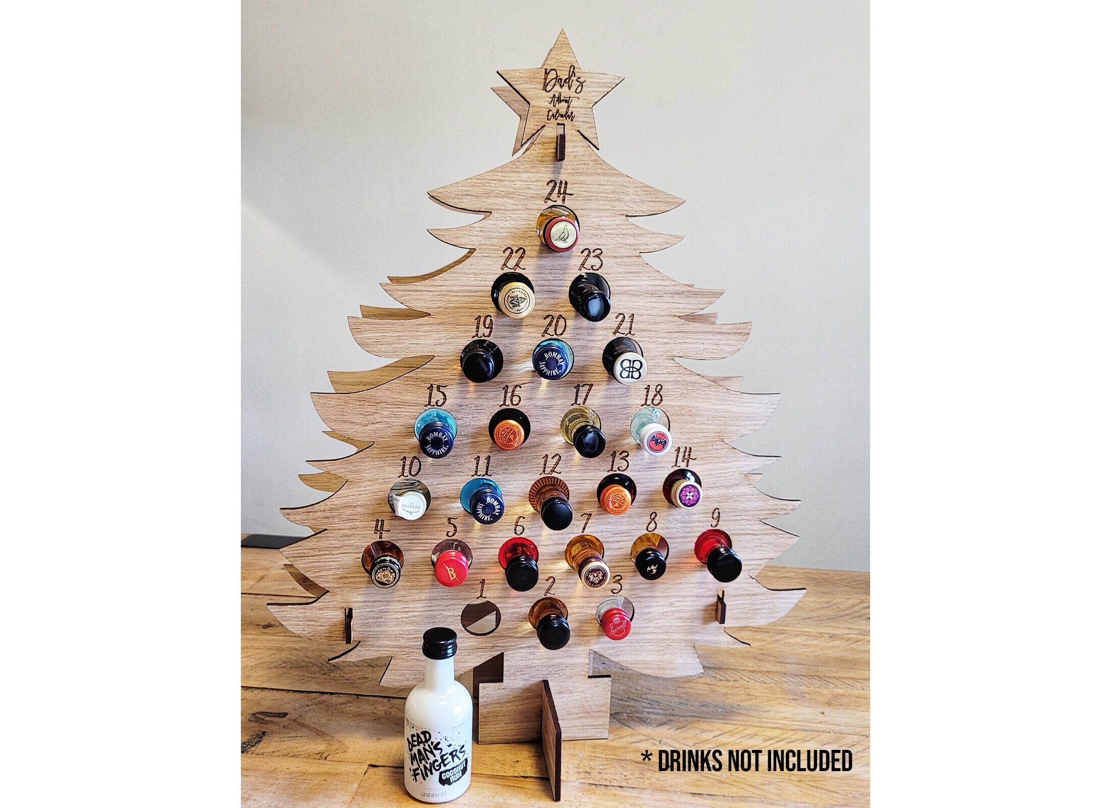 Personalised Miniatures Advent Calendar Miniature Bottle - Etsy