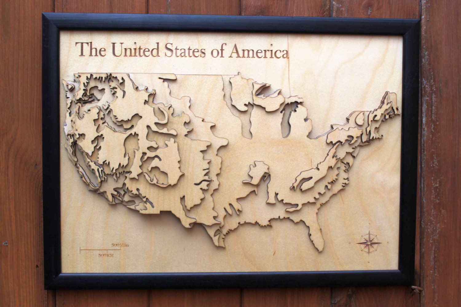 Topographical Map Of The United States 3D Usa Map Wooden Topographical Map United States Of | Etsy Uk