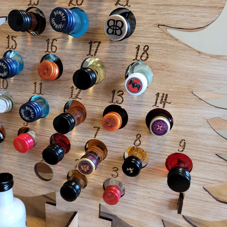 Personalised Miniatures Advent Calendar Miniature Bottle Etsy Personalised Miniatures Advent Calendar Miniature Bottle Etsy