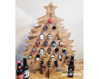 Beer Advent Calendar - Personalised Bottle Christmas Advent Calendar - Gift for Him - Gift for Her