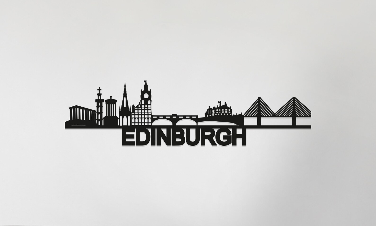 Edinburgh Skyline Edinburgh Gift Skyline Art Etsy UK