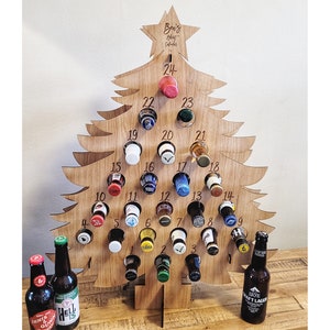 Beer Advent Calendar Personalised Bottle Christmas Advent Calendar Gift for Him Gift for Her image 8