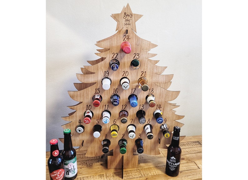 Beer Advent Calendar Personalised Bottle Christmas Advent Calendar Gift for Him Gift for Her image 8