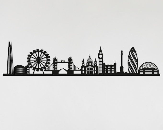 London Skyline - London Gift - Skyline Art - No City Name