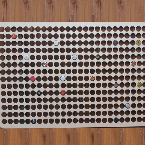 238 Large Bottle Cap Holder Beer Cap Map Collection Etsy UK
