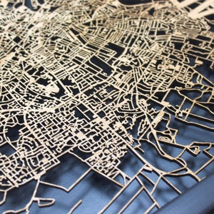 Aberdeen Wood Map Laser Cut Street Maps Wooden Map - Etsy UK