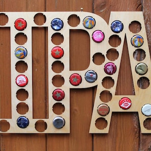IPA cartas botella cerveza gorra colección botella tapa arte regalo