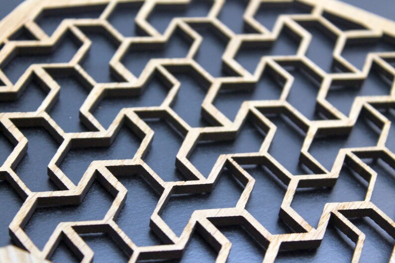 Geometric Delights Placemats Set Laser Cut Set of 4 Etsy