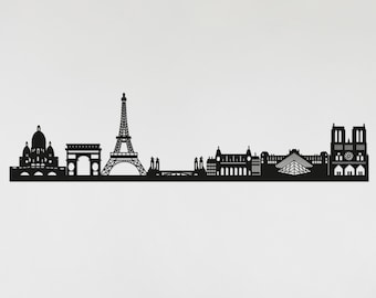 Paris Skyline - Paris Gift - Skyline Art - No City Name