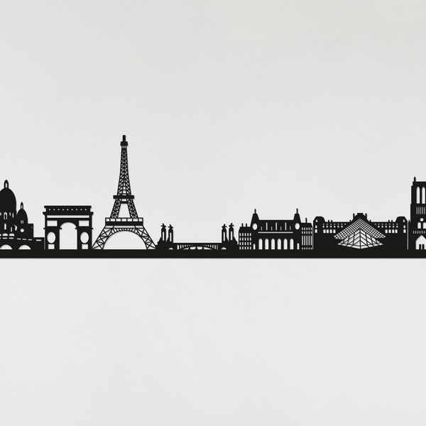 Paris Skyline - Paris Gift - Skyline Art - No City Name