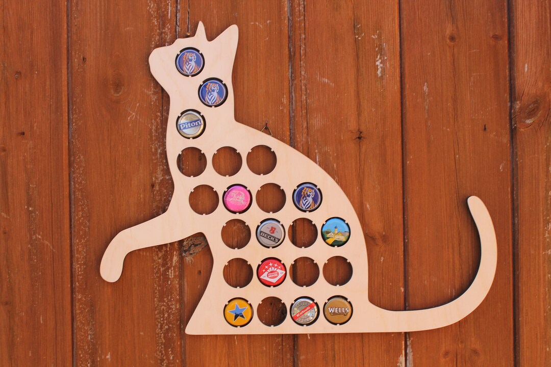 Cat Bottle Cap Holder Bat Cave Collection Gift Art Etsy