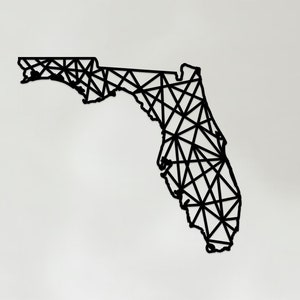 Florida State USA Kunst - Hölzerne Landwand-Kunst - Florida State USA Geschenk