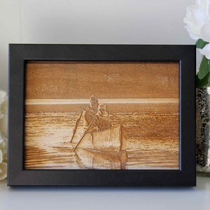 Custom Wood Photo Engraving Personalised Photo Engraving image 5